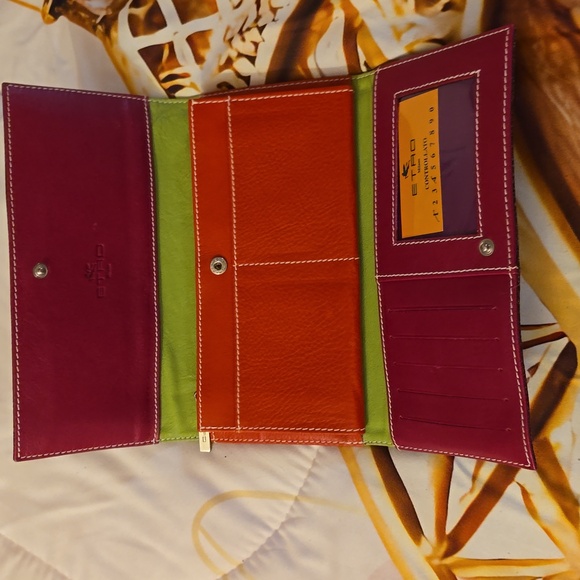 ETRO RARE ETRO UNUSED + UNUSED WALLET - Picture 10 of 16